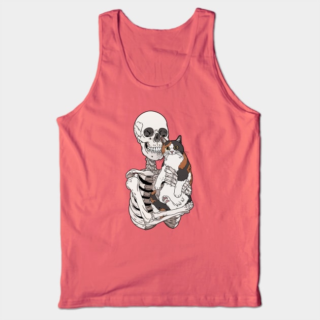 Me & my calico cat Tank Top by tiina menzel